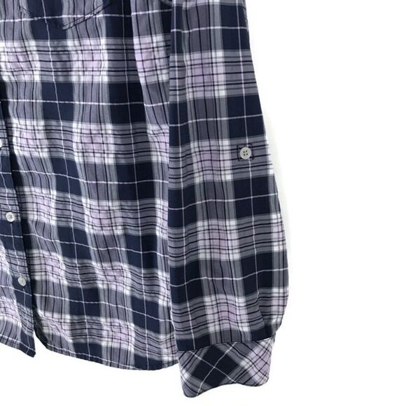 Eddie Bauer Adventurer II Long Sleeve Shirt Women's XL Plaid Hiking Outdoor - Picture 5 of 12